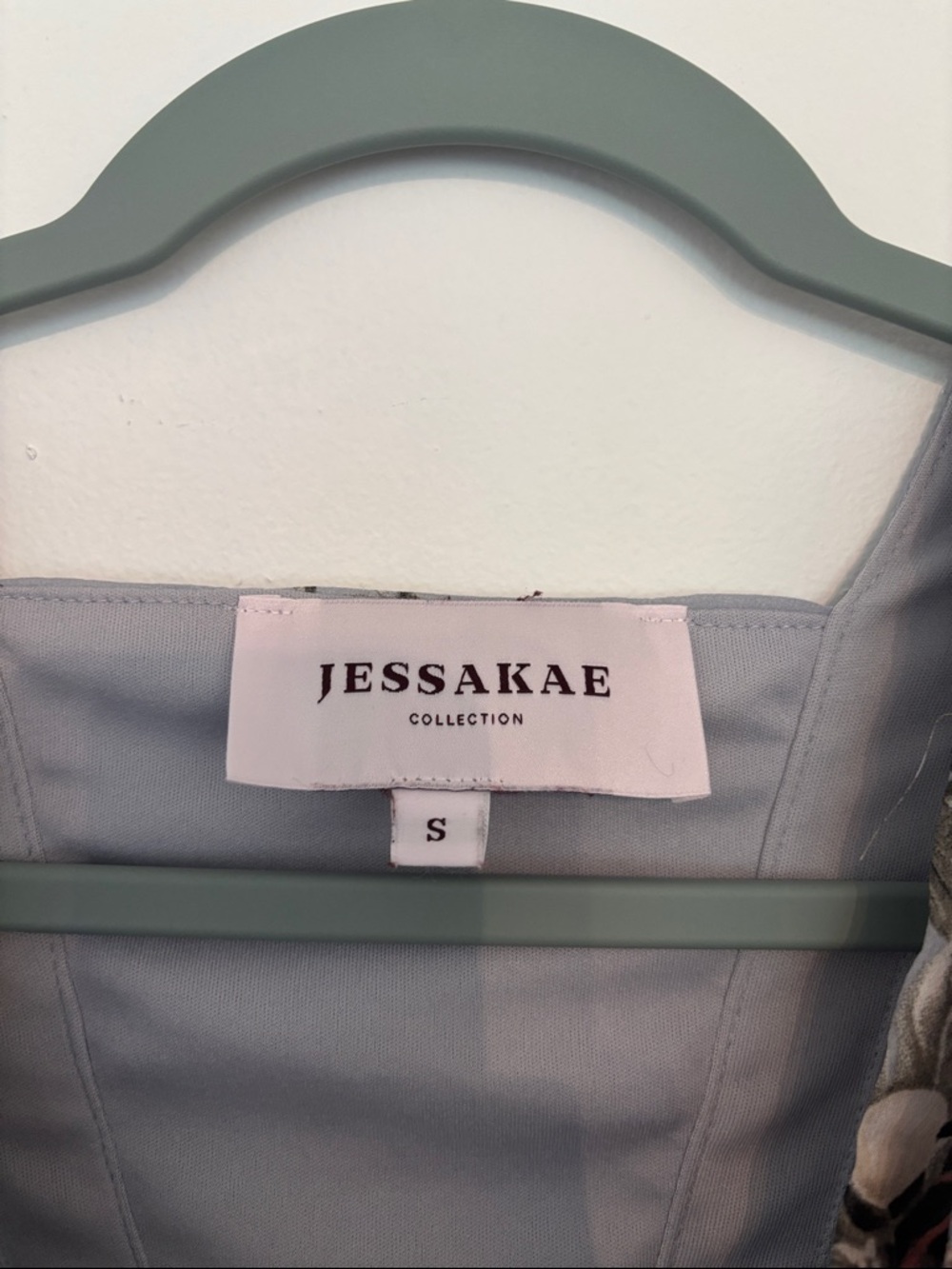 JessaKae Light Gray Midi Dress with Subtle Lavender Tone - Picture 2 of 6